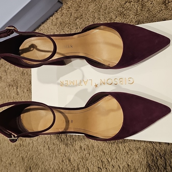 Gibson Latimer Women's Dark Purple Heels - Picture 1 of 5
